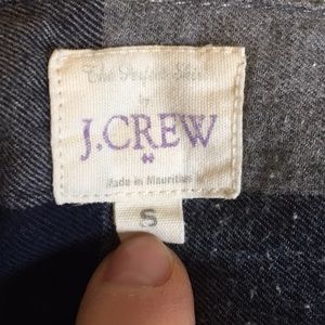 J crew Plaid shirt